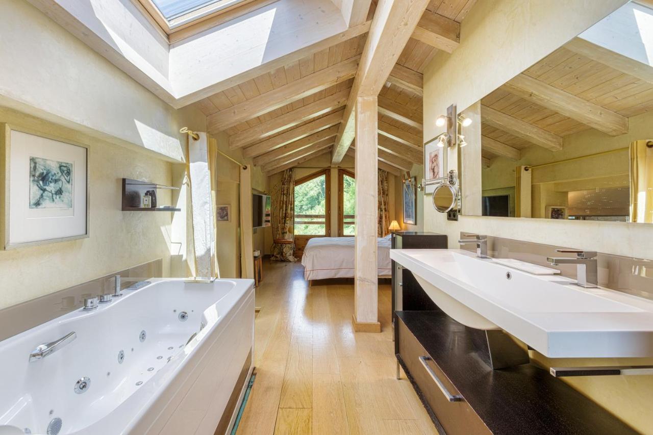Chalet Galadhrim Chamonix Mont Blanc Valley 莱苏什 外观 照片